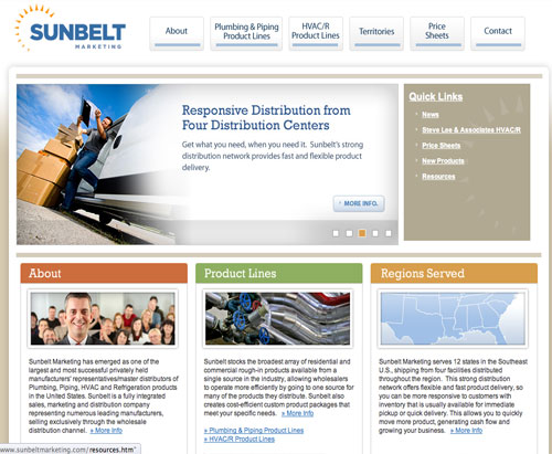 Sunbelt Marketing Website